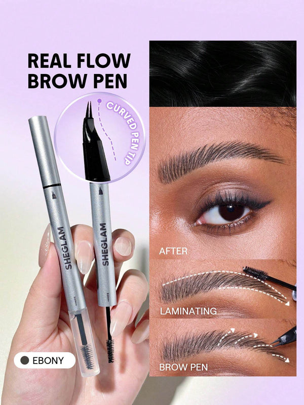 SHEGLAM Real Flow Laminating Brow Pen Ebony