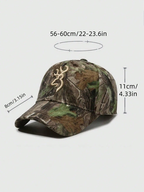 SHEIN Unisex Camouflage Baseball Cap