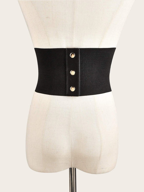 SHEIN Tiger Head Decor Corset Belt
