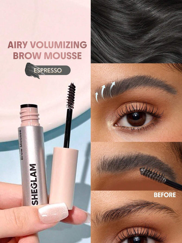 SHEGLAM Airy Tinted Volumizing Brow Mousse-Espresso