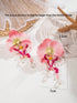 SHEIN 1 Pair Fashion Luxury Styrofoam Butterfly Faux Pearl