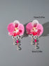 SHEIN 1 Pair Fashion Luxury Styrofoam Butterfly Faux Pearl