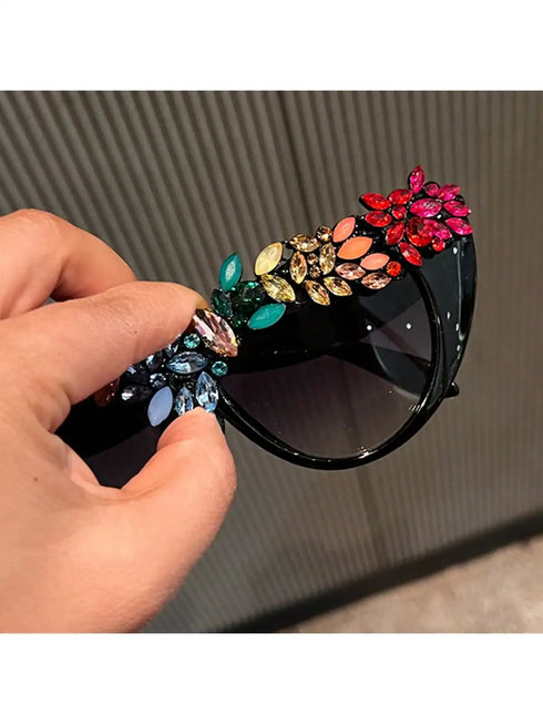 SHEIN 1 Pc Vintage Oversized Women Fashion Glasses
