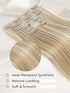 SHEIN Clip Style Hair Extension With 16 Clips To Synthesize