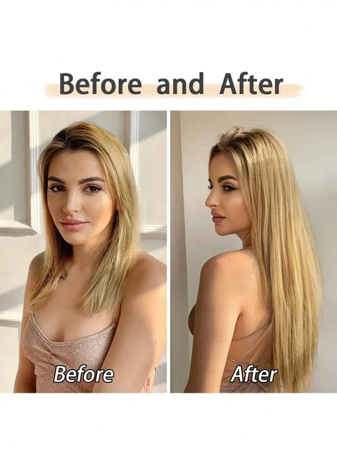 SHEIN Clip Style Hair Extension With 16 Clips To Synthesize
