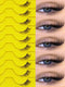SHEIN 10 Pairs False Eyelashes Natural Half Lashes Cat Eye