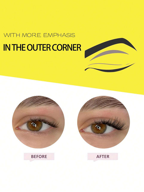 SHEIN 10 Pairs False Eyelashes Natural Half Lashes Cat Eye