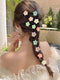 SHEIN 12pcs Sweet Candy Colored Flower Hair Clips