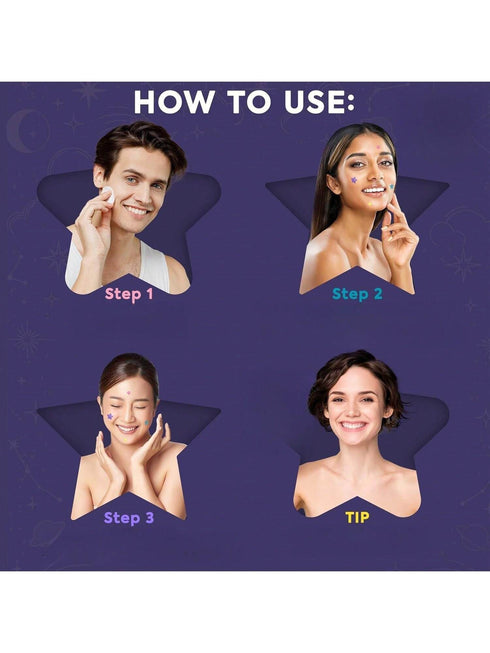 SHEIN Liquid Absorbent Acne Treatment Star Patches