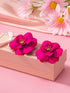 SHEIN 1pair Geometric Flower Pendant Elegant & Stud Earrings For Women