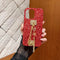 SHEIN Phone Charm Rhinestone Decor Phone Case With Hand Strap