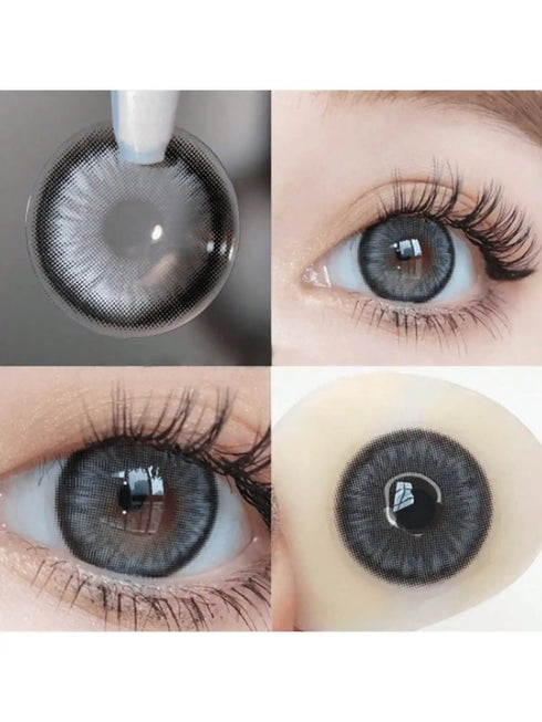 SHEIN Natural Soft Gray Color Cosmetic Contact Lens