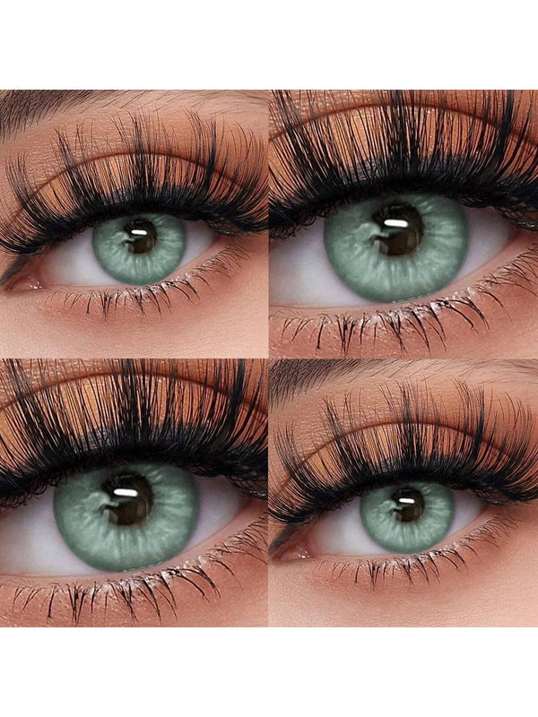 SHEIN Of Grayish-Green Colored Contact Lenses