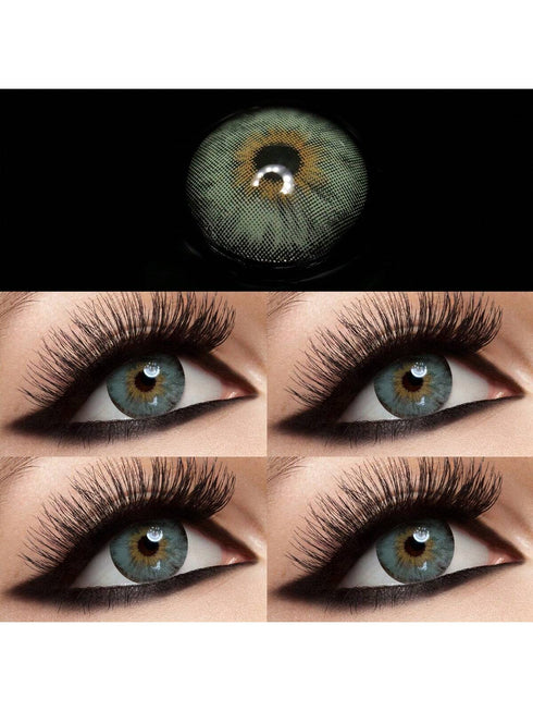 SHEIN 1 Pair Of Natural Color Soft Contact Lenses, Yearly