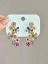SHEIN 1 Pair Unique Colorful Floral Earrings