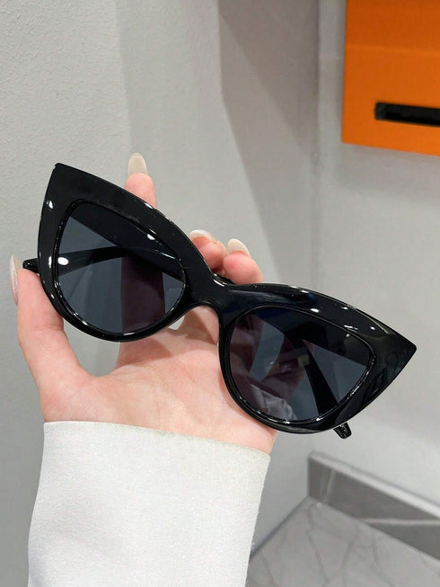 SHEIN 1 Pair Unisex Full Frame Cat Eye Sunglasses