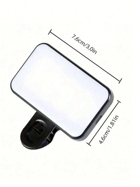 SHEIN 1 Pc LED Fill Light Selfie Light, LED Phone Light With 3 Lighting Mode