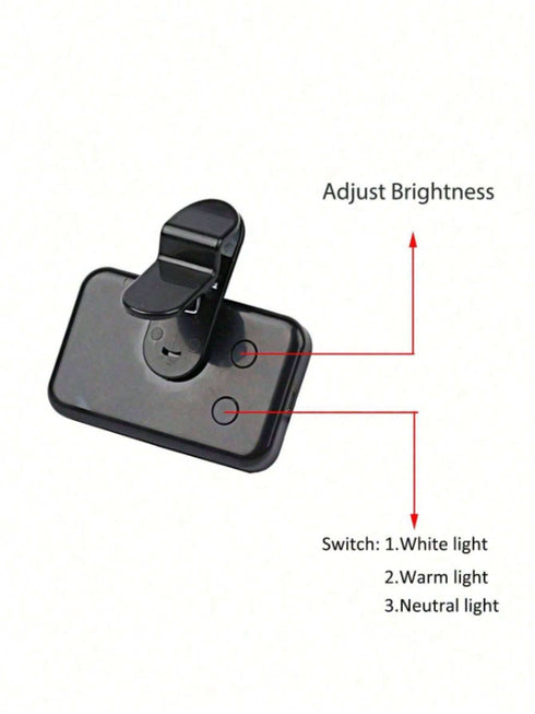 SHEIN 1 Pc LED Fill Light Selfie Light, LED Phone Light With 3 Lighting Mode