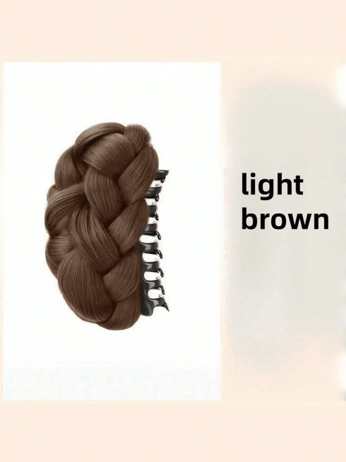 SHEIN 1 Piece Knitted Hair Claws For Women High-Temperature Fiber