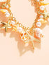 SHEIN Fashionable Niche Ocean Style Starfish Pendant Anklet