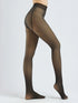 1 Pair solid color plush lined tights