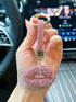 1pc Cute Lips Shaped Zinc Alloy Keychain, Key Decor & Bag Charm Valentines Car Accessories School Goth Y2k