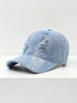 SHEIN 1pc Fashionable Distressed Edges Brim Personalized Soft-Top Baseball Cap