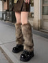 1pc Faux Fur Boot Cuffs For Autumn Winter Short Plush Leg Warmers