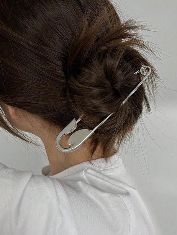 1pc Minimalist Elegant Oversized Brooch Hair Clip, Versatile Accessory Gift For Women