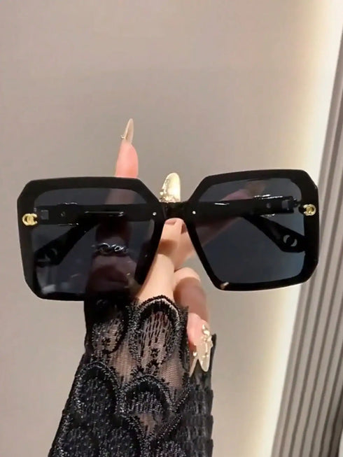 SHEIN Oversized Frame Women's Fashion Glasses Frameless