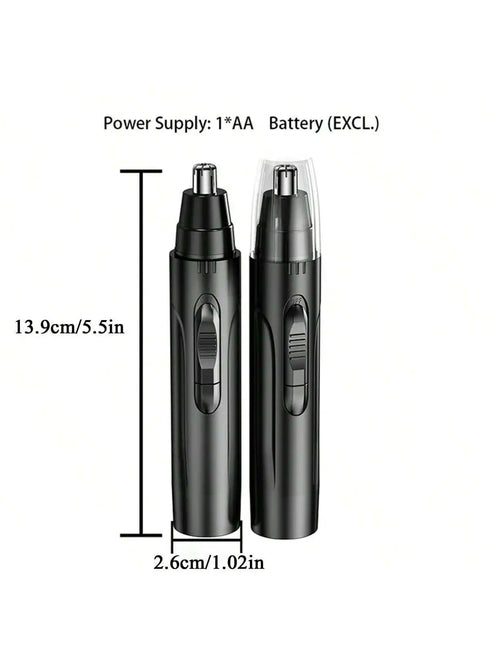 SHEIN 1pc Black Electric Portable Men Mini Nose Hair Trimmer