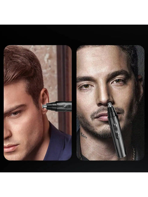 SHEIN 1pc Black Electric Portable Men Mini Nose Hair Trimmer