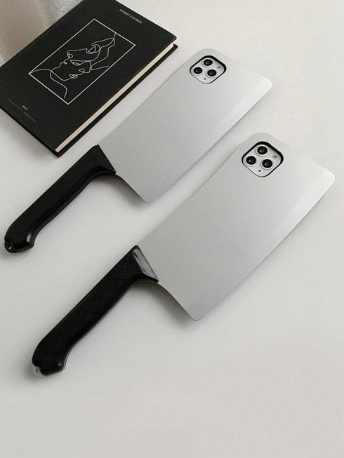 غطاء هاتف ناعم من مادة TPU على شكل سكين، قطعة واحدة من SHEIN