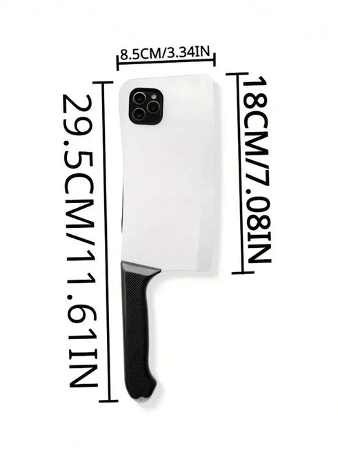 غطاء هاتف ناعم من مادة TPU على شكل سكين، قطعة واحدة من SHEIN