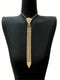 SHEIN Fashion Elegant Crystal Bowtie Necklace