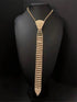 SHEIN Fashion Elegant Crystal Bowtie Necklace