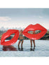 SHEIN 1pc Giant Red Lips Inflatable Swimming Ring