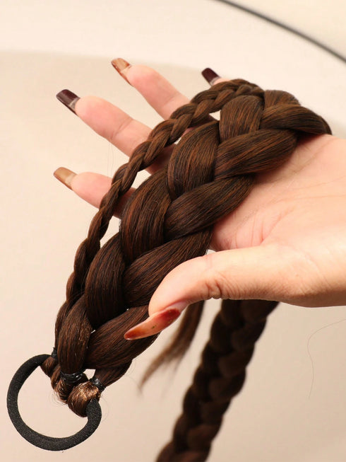 SHEIN 1pc Long Ponytail Hair Extensions