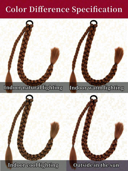 SHEIN 1pc Long Ponytail Hair Extensions