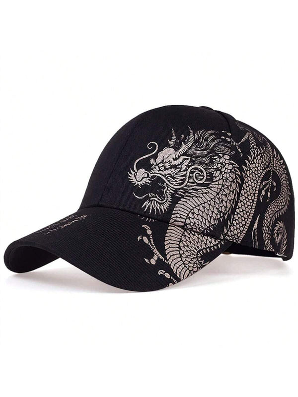 SHEIN 1pc Men's Baseball Cap (Black)