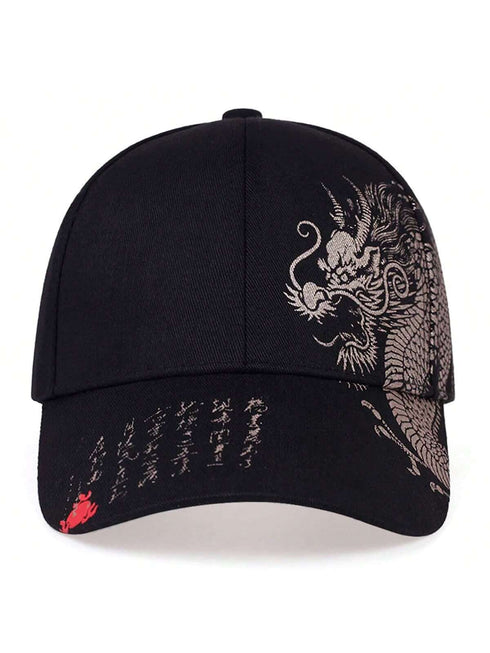 SHEIN 1pc Men's Baseball Cap (Black)