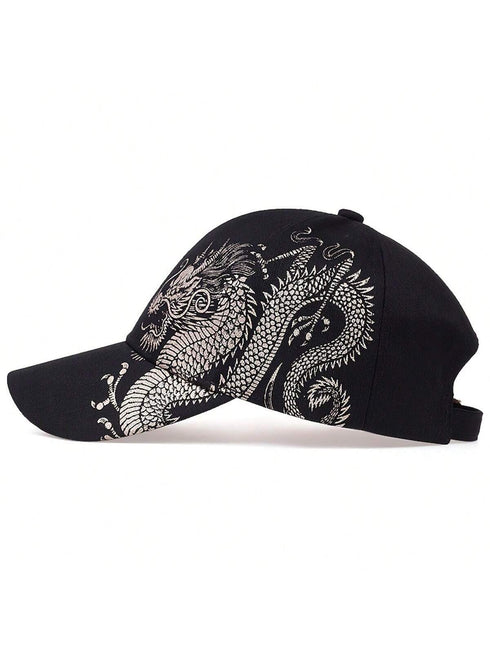 SHEIN 1pc Men's Baseball Cap (Black)