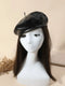 SHEIN Minimalist Solid Beret Vintage Casual