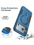 SHEIN 1pc New Fashionable Solid Color Magnetic Stand Protective Case Compatible With IPhone