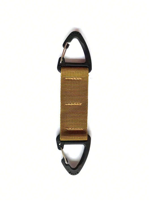 SHEIN 1pc Outdoor Camping Belt Gear Clip Nylon Key Ring Holder Outdoor Hiking Hook Buckle Utility Hanger