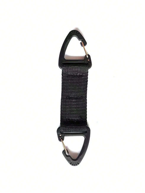 SHEIN 1pc Outdoor Camping Belt Gear Clip Nylon Key Ring Holder Outdoor Hiking Hook Buckle Utility Hanger