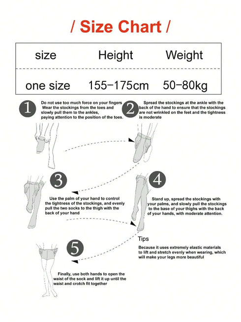 SHEIN 1pc Personality Sparkling Rhinestone Net Stockings