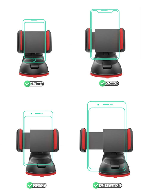 SHEIN 1pc Rotatable Car Phone Holder