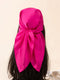 SHEIN 1pc Stylish Classic Soft Minimalist Solid Bandana Fashion Head Scarf Bandana