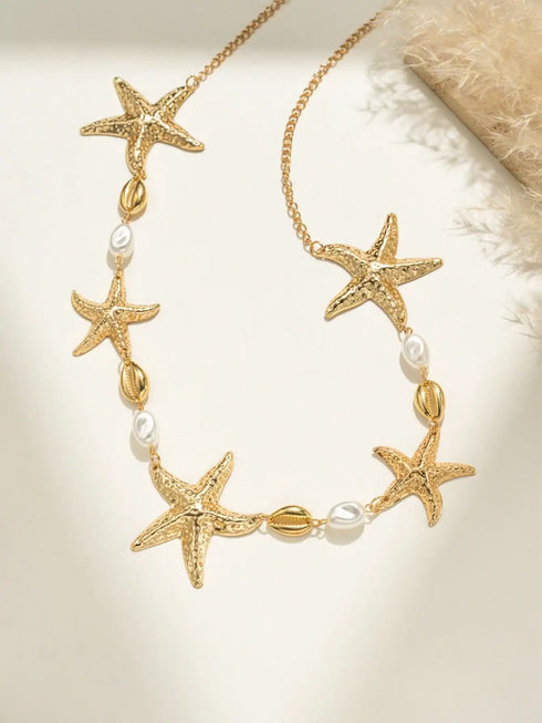 SHEIN Summer Starfish Waist Chain